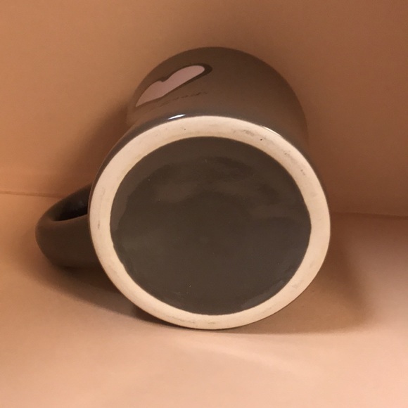 Life Is Good 10 oz Brown Mug with Pink Heart - Picture 5 of 5